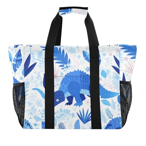 miaozhen Utility Storage Bags Cartoon Armadillo Soft Blue2 Foldable With Pockets Canvas von miaozhen