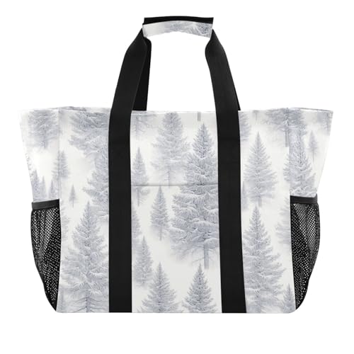miaozhen Utility Totes Snow Pinetree Winter zusammenklappbar, wasserdichtes Segeltuch von miaozhen