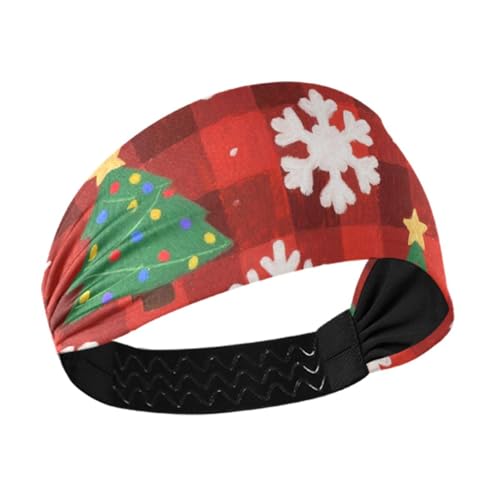 miaozhen Weiße Schneeflocken für Damen, elastische Haarbänder für Damen, elastische Haarbänder für athletisches Sport, Workout, Wandern, Bandas para el cabello deportivas von miaozhen