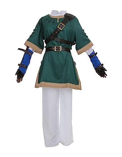 miccostumes Herren Link Cosplay X-Large Grün und Weiß von miccostumes