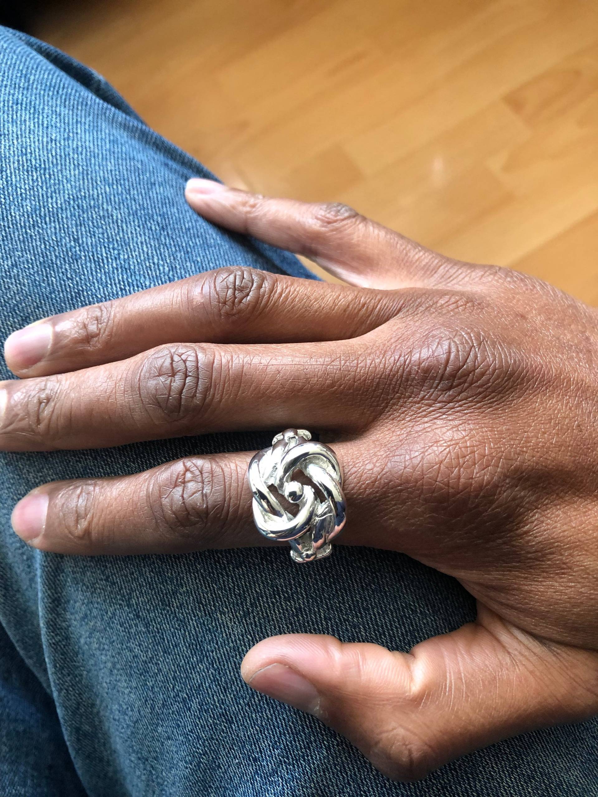 Massiver Knotenring Aus Silber von michaelLionel