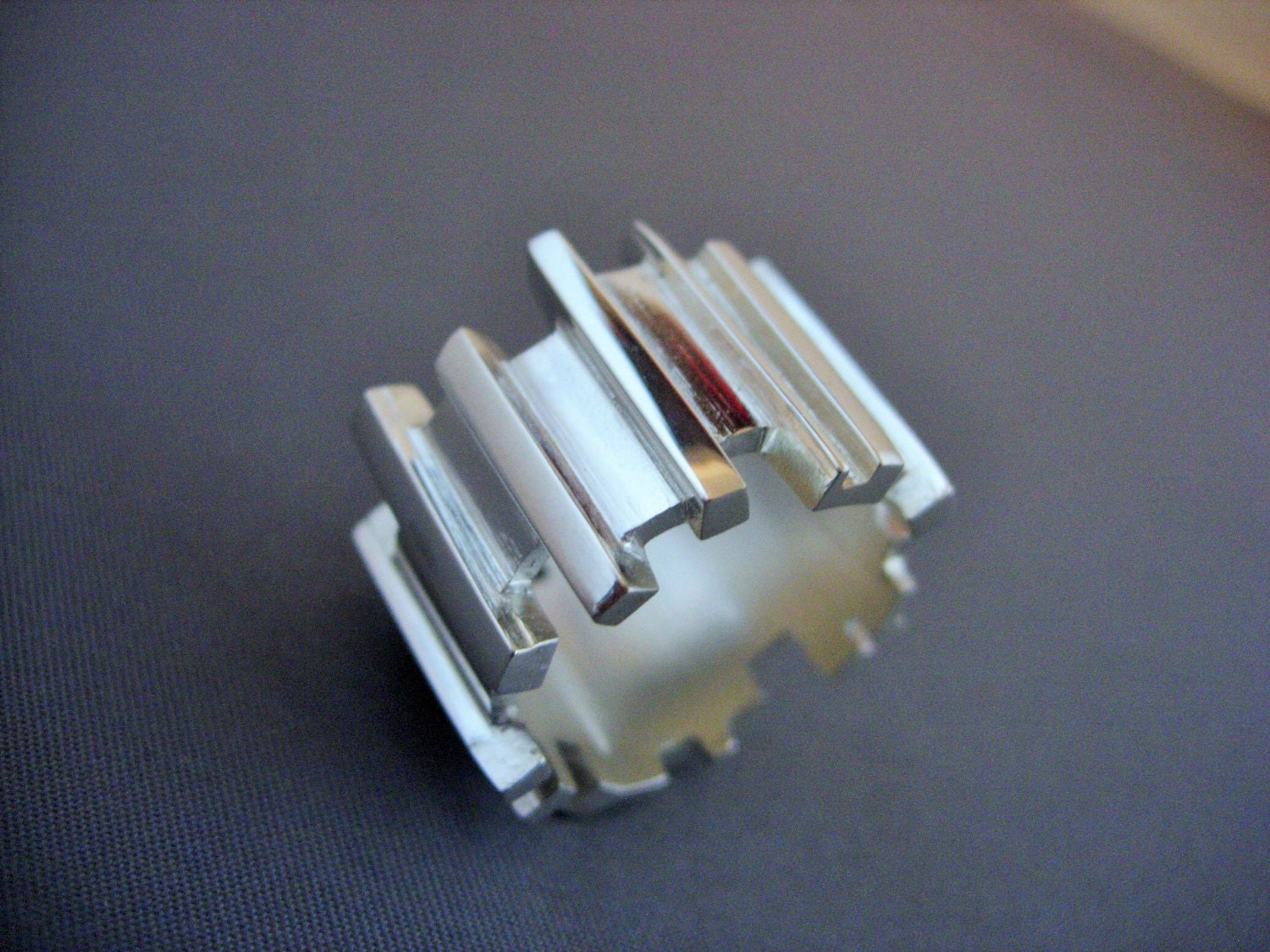 Massiver Ruffrandom Silberring von michaelLionel