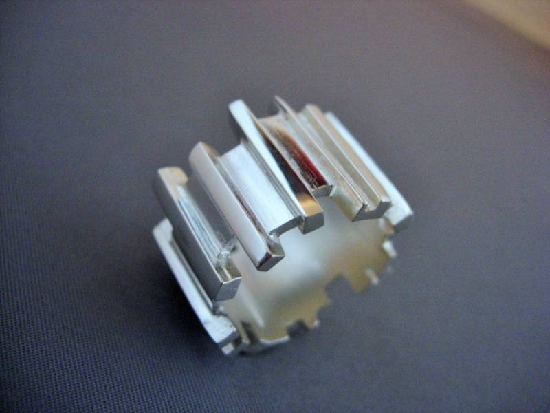 Massiver Ruffrandom Silberring von michaelLionel