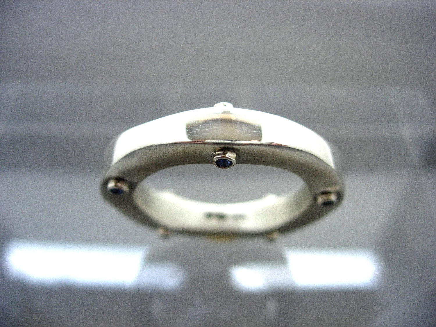 Saphir Silber Herrenring von michaelLionel