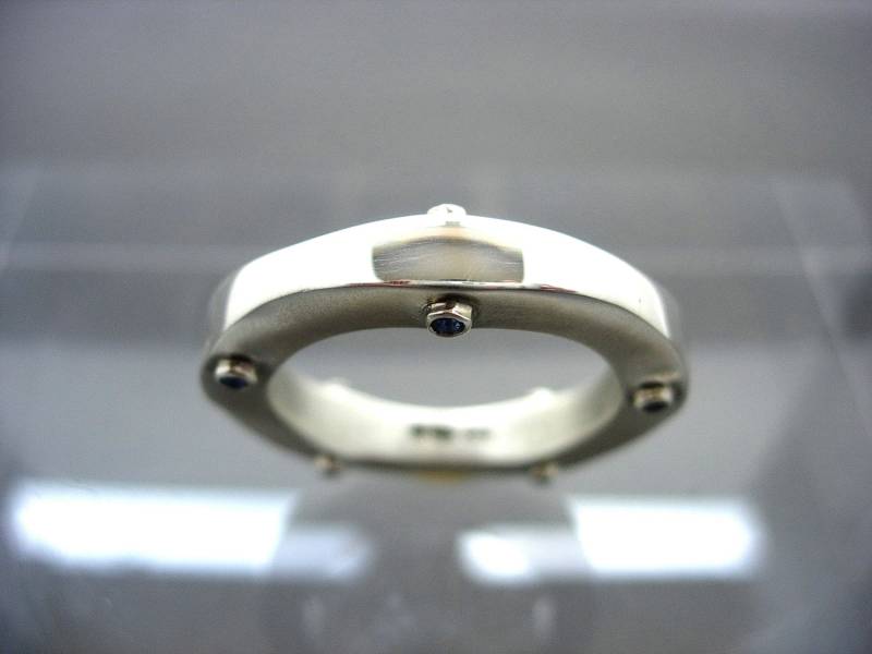 Saphir Silber Herrenring von michaelLionel