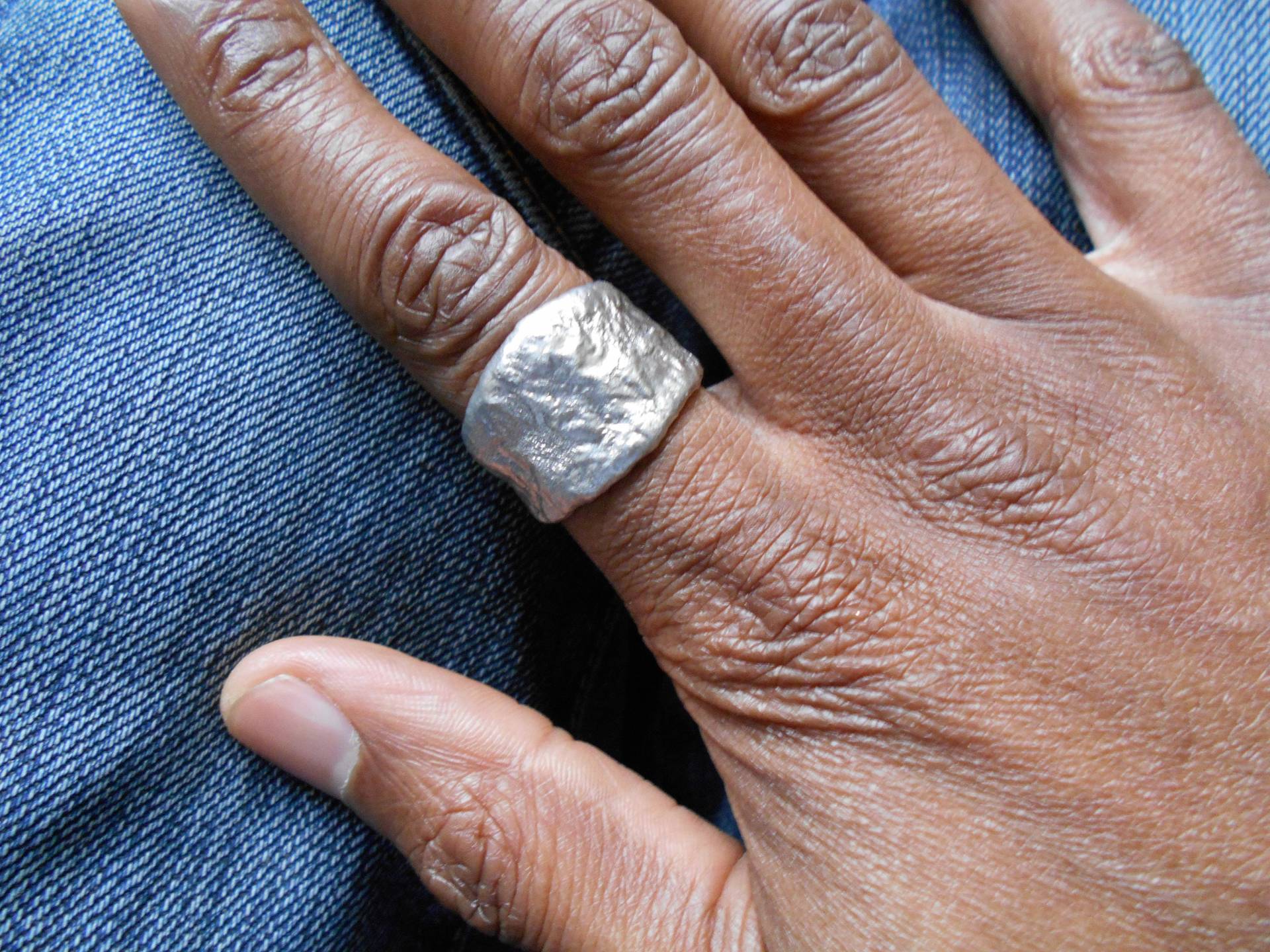 Silber-Nugget-Ring von michaelLionel