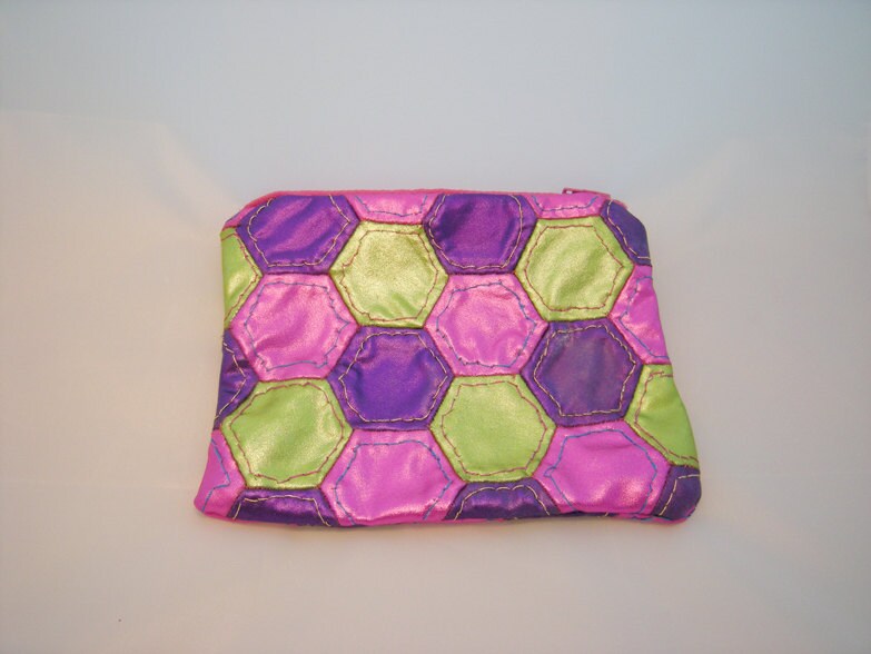 Metallic Geldbörse/Schminktasche von michellecairnsdesign