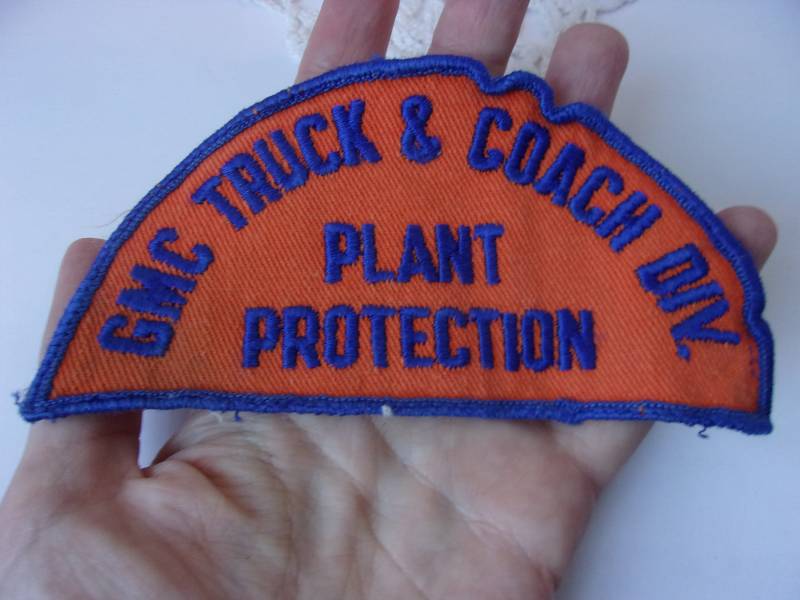 Vintage Ältere Gmc Lkw Patch - & Coach Div. Pflanzenschutz, Alte Käsetuch Zurück von michellewvintage