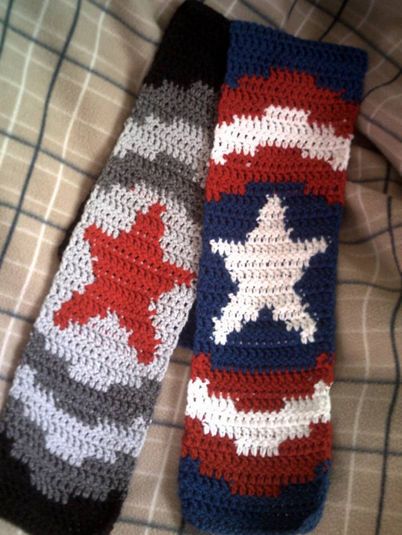 Captain America Winter Soldat Schal von michigami