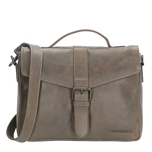 micmacbags Damen Porto Handtasche Grau von micmacbags