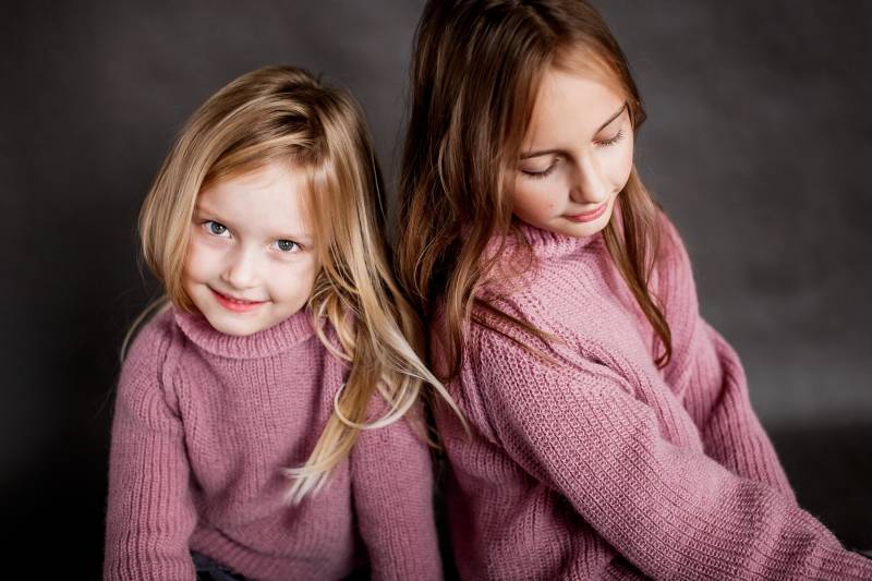 Merinowolle Mädchenpullover, Fliederfarbener Wollpullover Mit Rollkragen Für Mädchen, Slouchy-strickpullover, Warmer Übergroßer von mieliknitwear