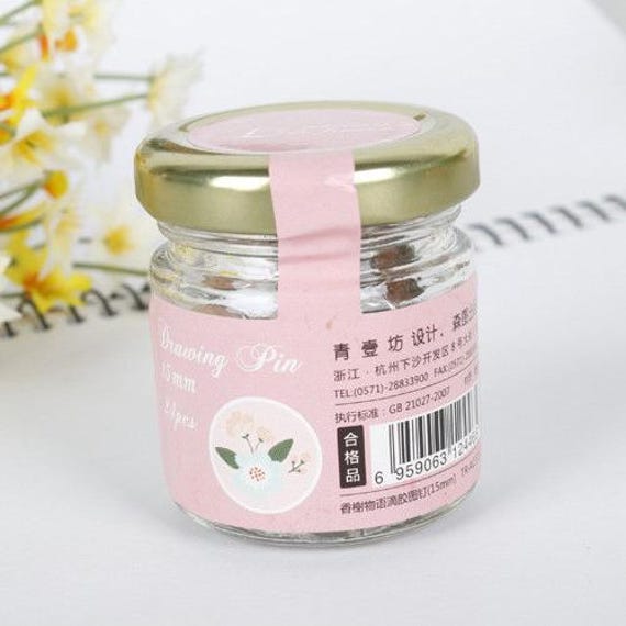 Pink Series Pinnnadel-Set | Mit Der Flasche - Pinnnadel Reißzwecke 24 Tlg von mieryaw