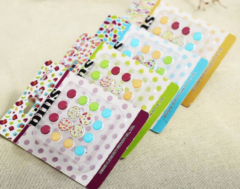 Zuckerfarbenes Pinnnadel-Set Büro Reißzwecken | 4 Fälle von mieryaw