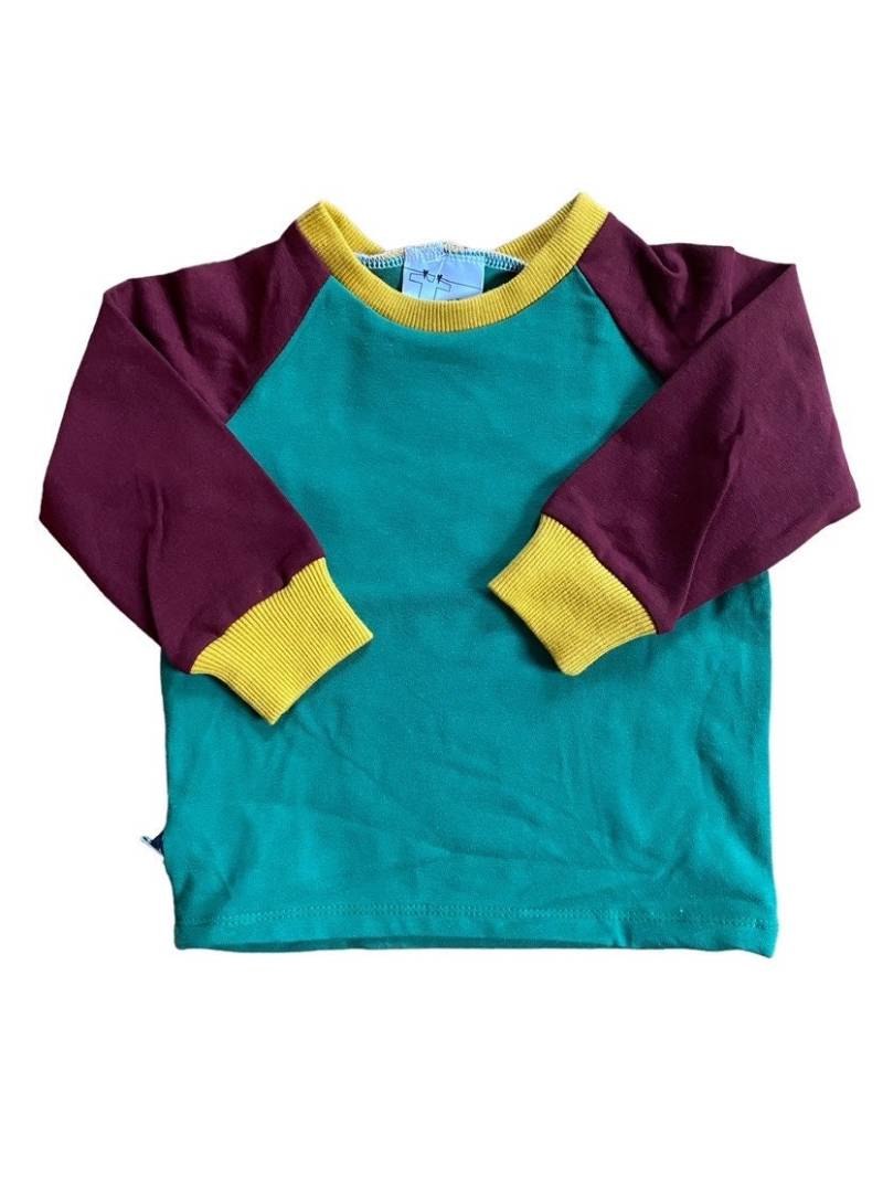 Colorblock Pulli Grün von miezimaus