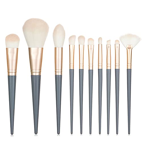 n/a 10-teiliges Make-up-Pinsel-Set Make-up-Concealer-Pinsel Erröten Sie lose Puderpinsel Lidschatten-Highlighter-Grundierungspinsel von mifdojz