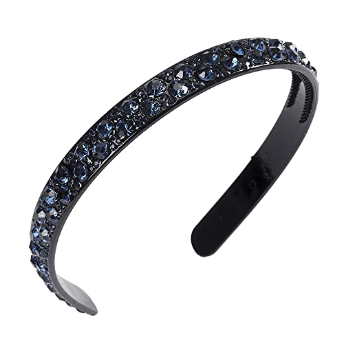 n/a Kies Kristall Haarband Strass Stirnbänder Rutschfeste Haarband Lünette Frauen Mädchen Haarschmuck ( Color : D , Size : One Size ) von mifdojz