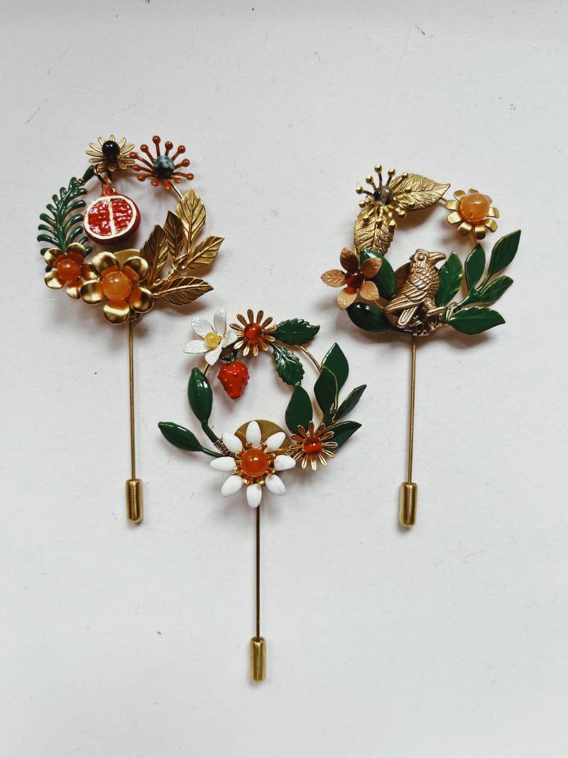 Silber Anstecknadel, #1516 von mignonnehandmade