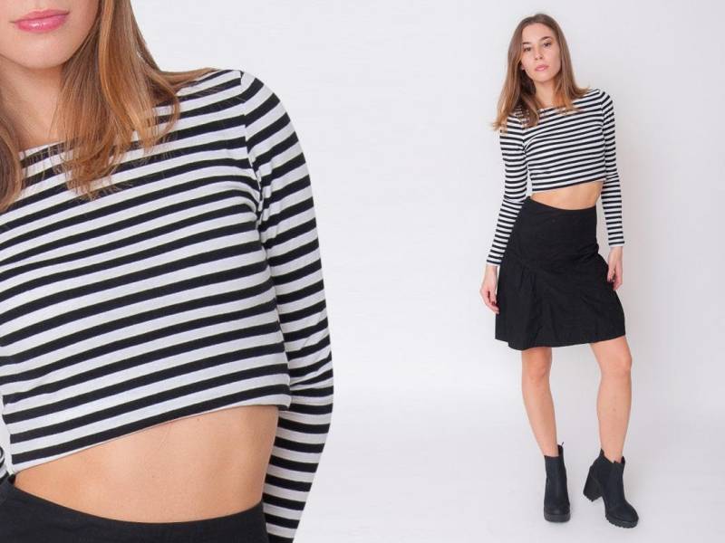 Schwarzer Y2K Rock Vintage 90Er Jahreutility Lässig Sportliche Streetwear Mini Baumwolle Hohe Taille Bubble Boho Minirock 1990Er Jahre Medium Large von mijumaju