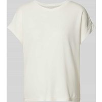 Milano Italy T-Shirt mit Kappärmeln in Offwhite, Größe XS von milano italy