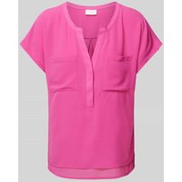 Milano Italy Bluse mit Brusttaschen in Pink, Größe XL von milano italy