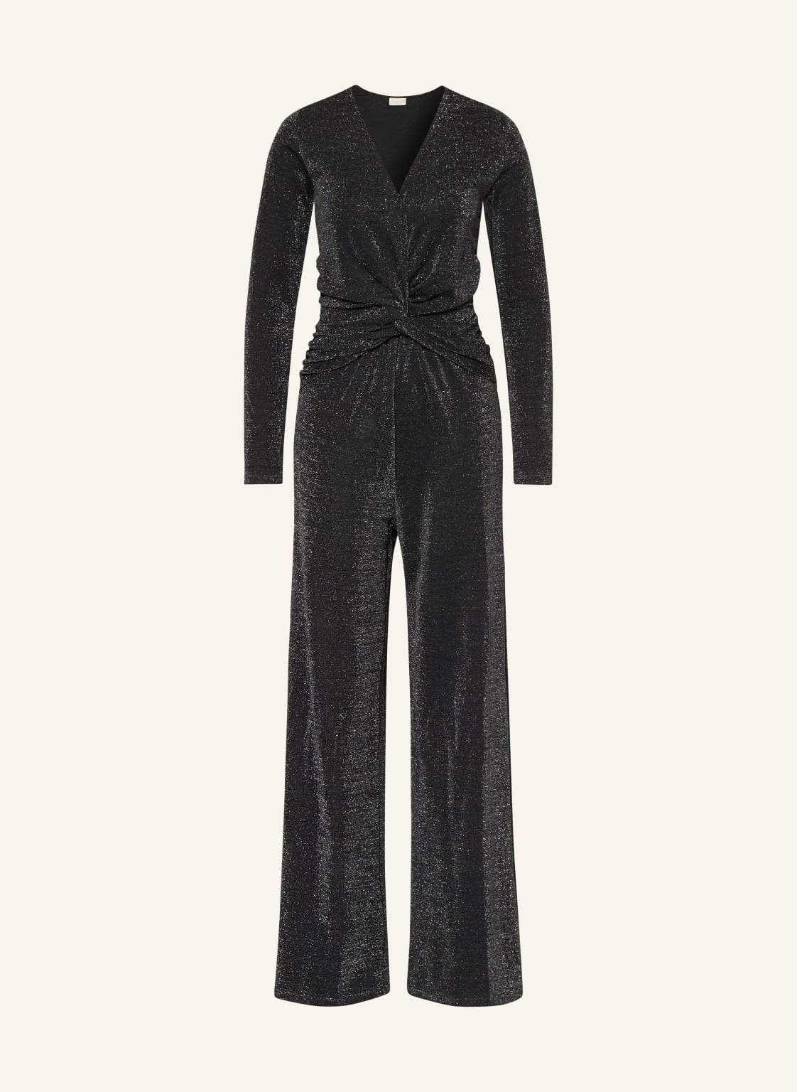 Milano Italy Jumpsuit Mit Glitzergarn schwarz von milano italy