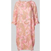 Milano Italy Knielanges Kleid mit Paisley-Muster in Pink, Größe 44 von milano italy