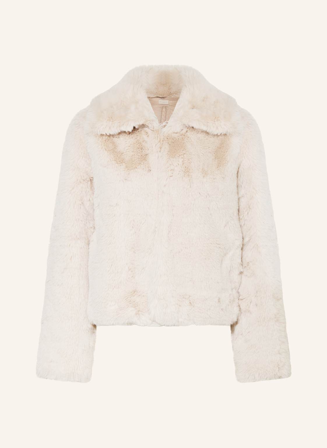 Milano Italy Kunstpelz-Jacke beige von milano italy