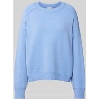 Milano Italy Oversized Strickpullover mit Viskose-Anteil in Blau, Größe XL von milano italy