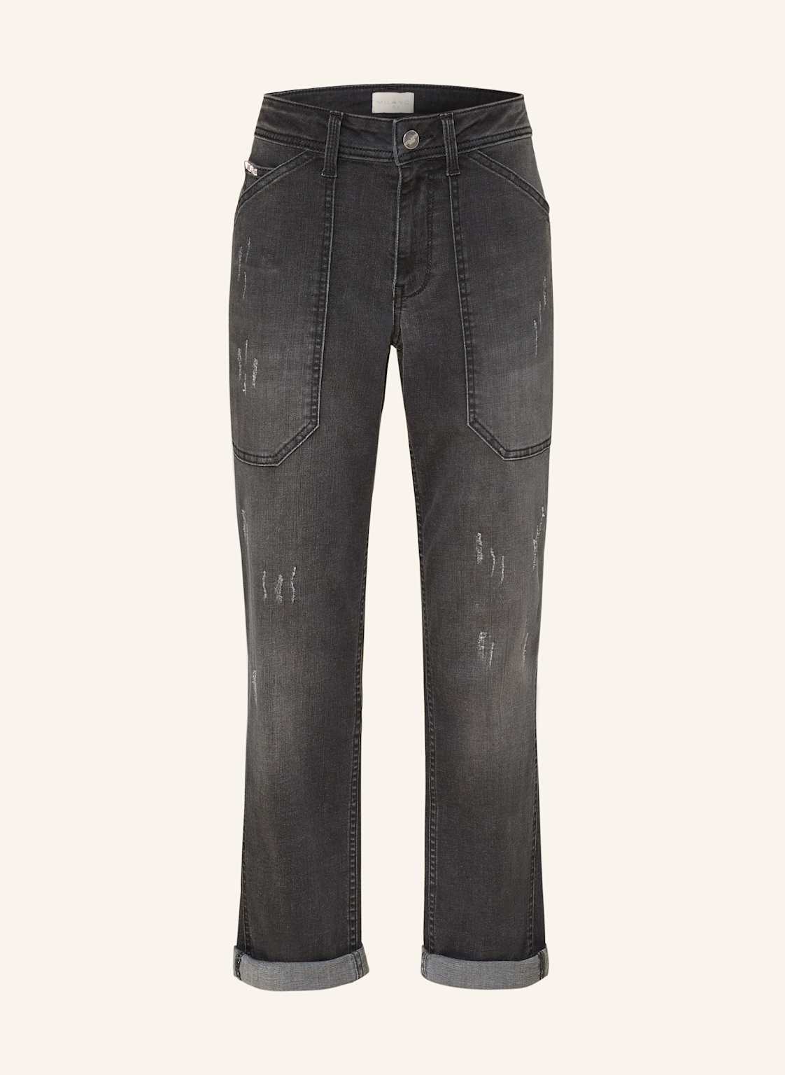 Milano Italy Straight Jeans grau von milano italy