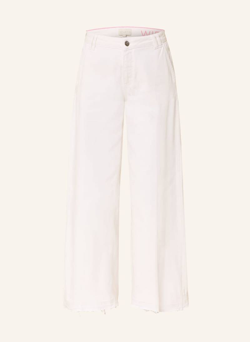 Milano Italy Wide Leg Jeans weiss von milano italy