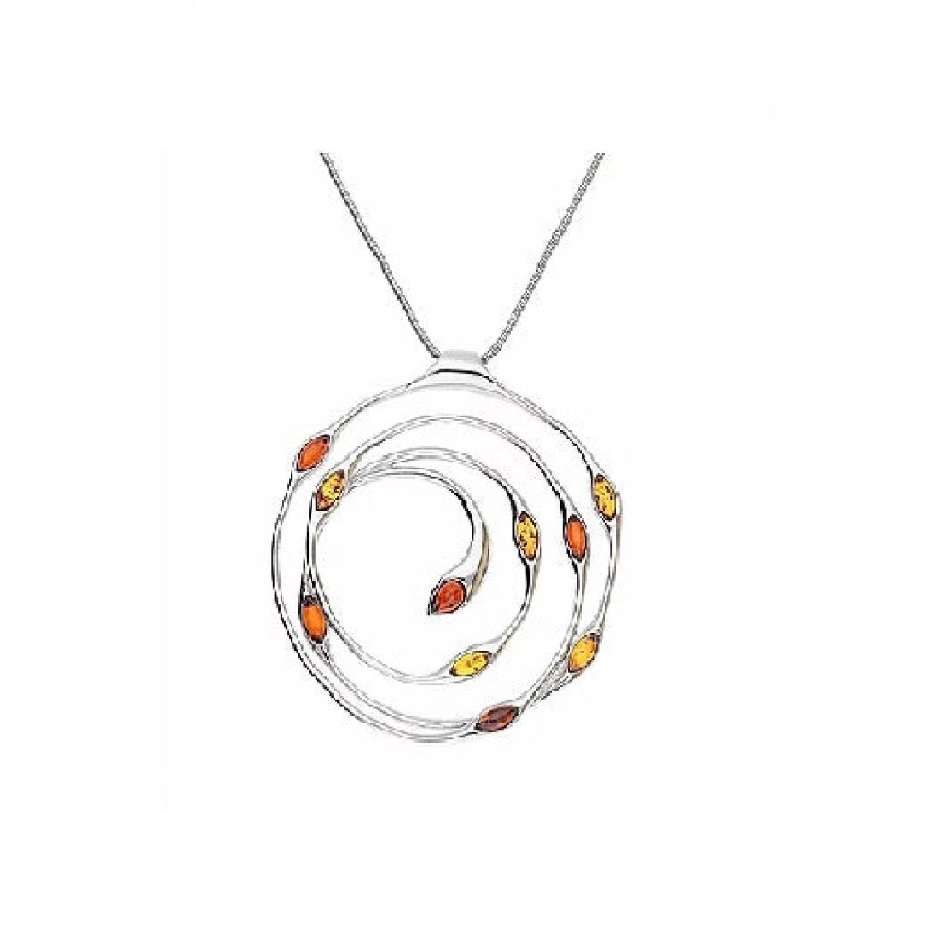 Milena Halskette Bernstein Und Silberschönheit Milena Halskette Bernstein Und Silberschönheit von milenajewellery