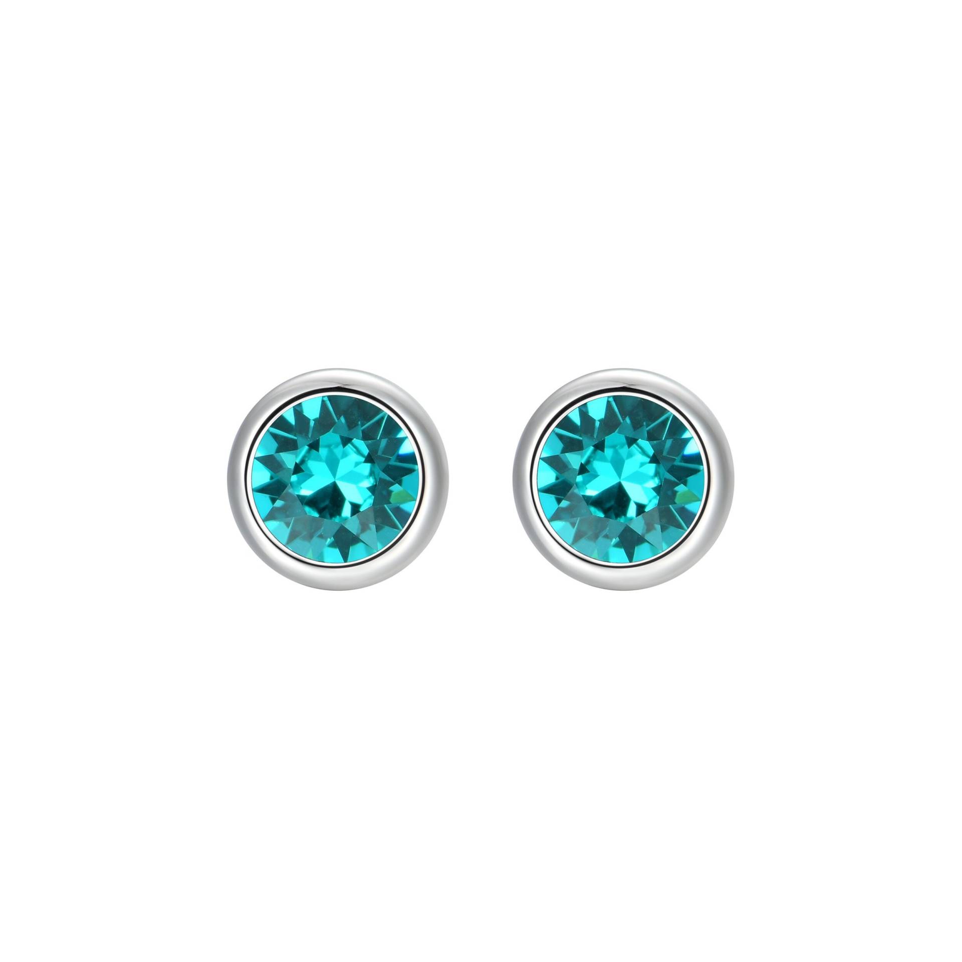 Ohrstecker Dezember Geburtsstein Swarovski Blue Zircon Ohrstecker Dezember Geburtsstein Swarovski Blue Zircon von milenajewellery