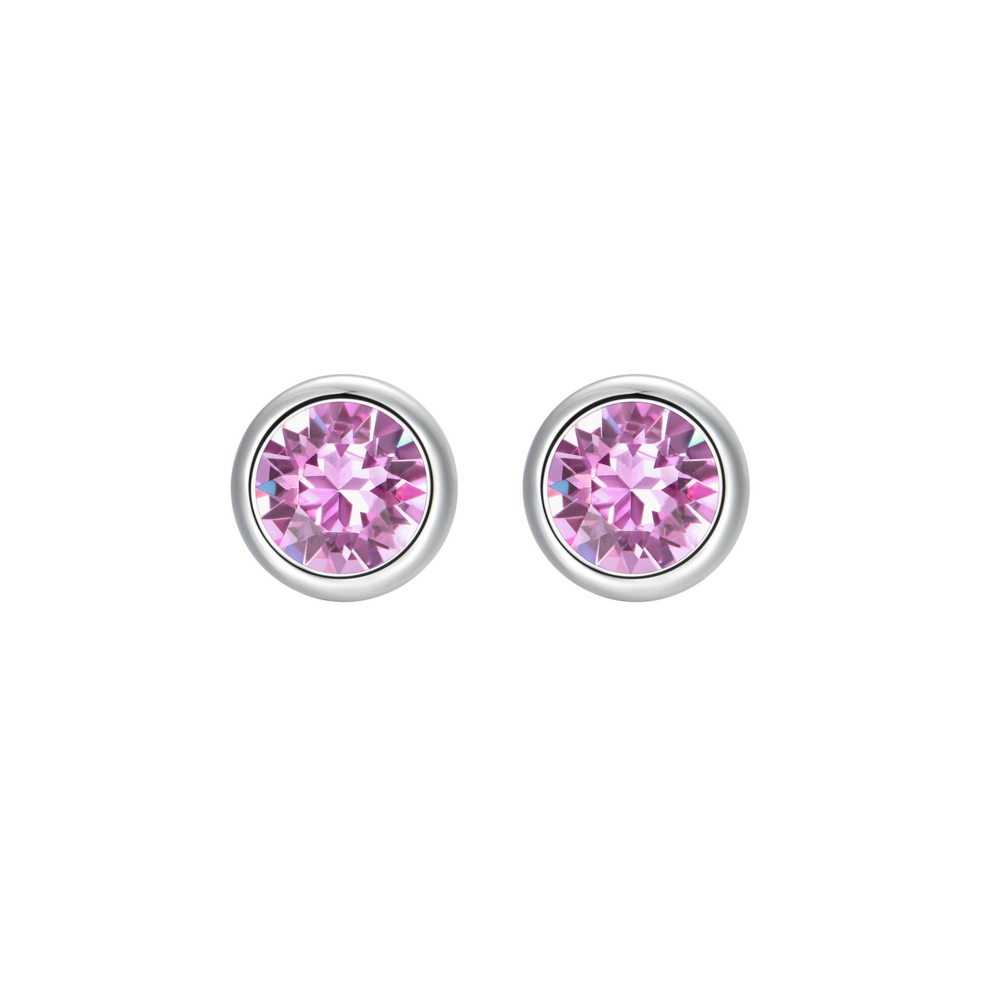 Ohrstecker Ohrringe Juni Birthstone Swarovski Light Amethyst Ohrstecker Ohrringe Juni Birthstone Swarovski Light Amethyst von milenajewellery