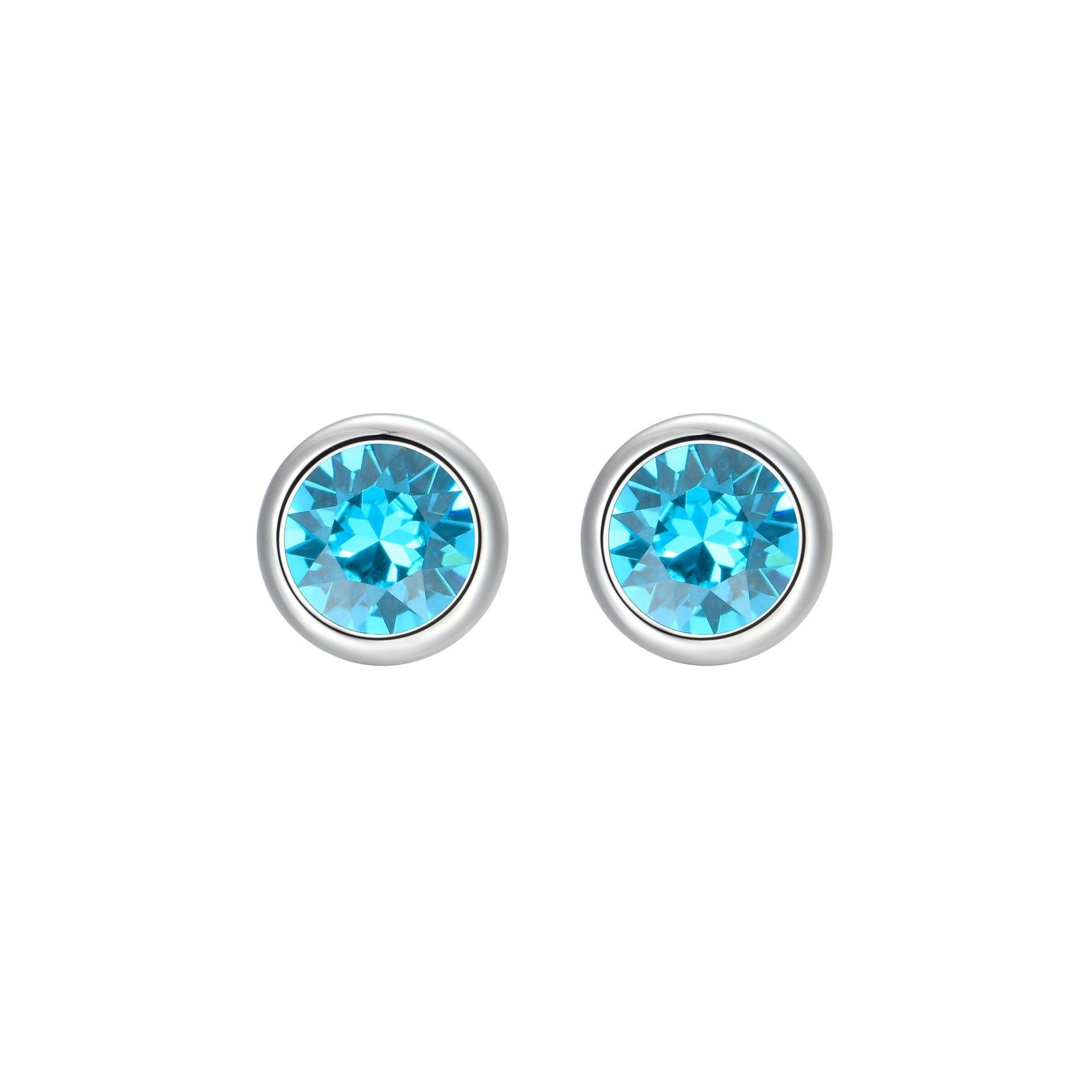 Ohrstecker März Geburtsstein Swarovski Aquamarin Ohrstecker März Geburtsstein Swarovski Aquamarin von milenajewellery