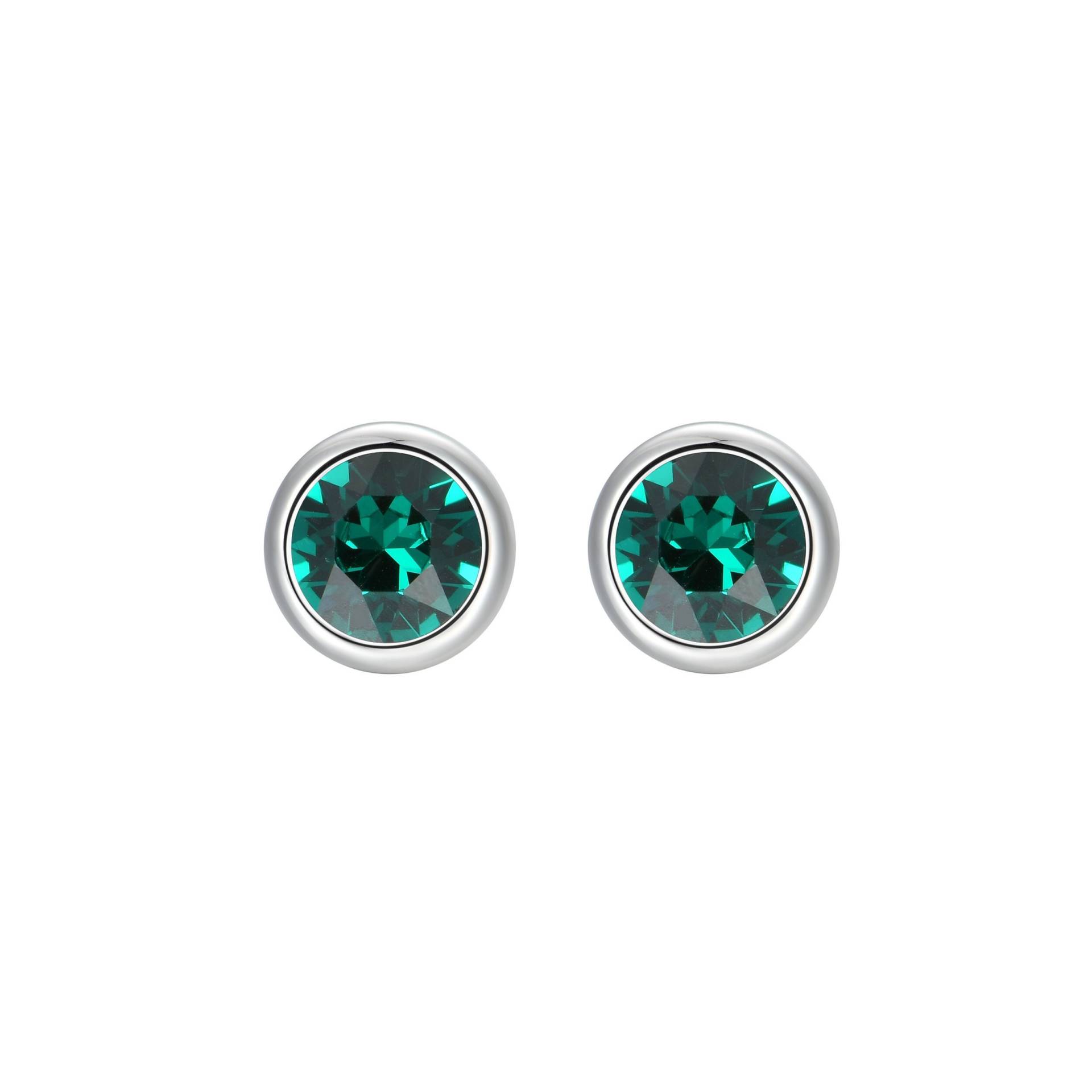Ohrstecker Mai Geburtsstein Swarovski Smaragd Ohrstecker Mai Geburtsstein Swarovski Smaragd von milenajewellery