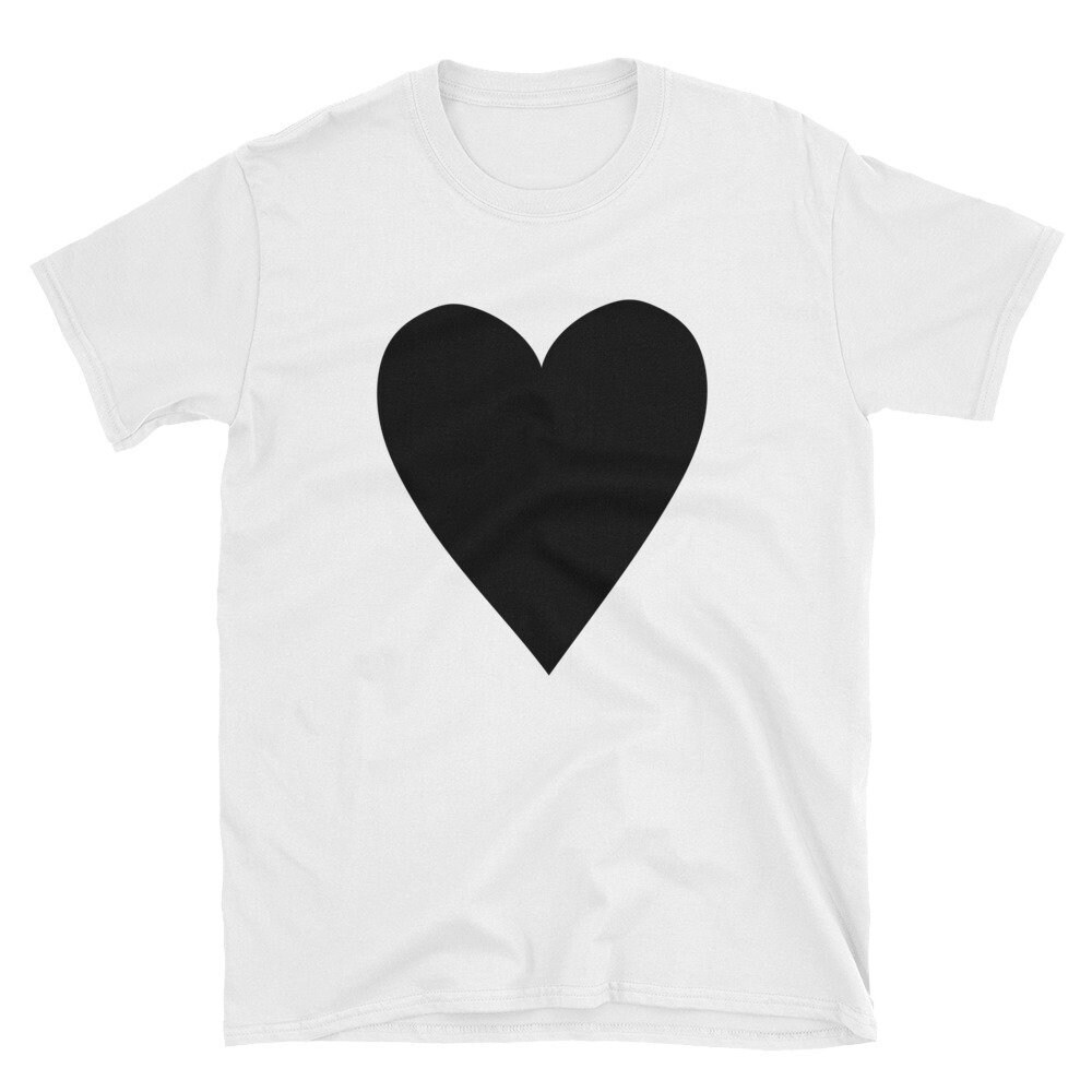 Blak Herz Solo-Kurzarm Unisex T-Shirt Blak Herz Solo-Kurzarm Unisex T-Shirt von milknteeshop