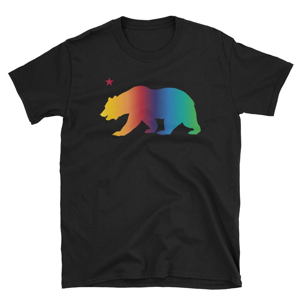 Ca Bear Rainbow Pride Edition Unisex T-Shirt Ca Bear Rainbow Pride Edition Unisex T-Shirt von milknteeshop