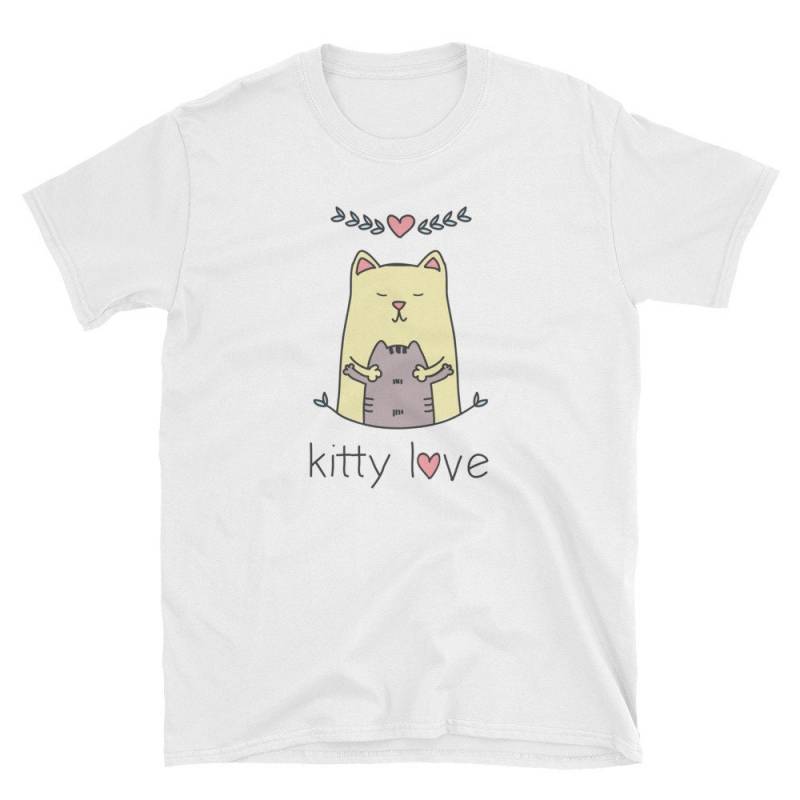 Unisex T-Shirt "Kitty Love" Für Katzenliebhaber." Unisex T-Shirt "Kitty Love" Für Katzenliebhaber." von milknteeshop