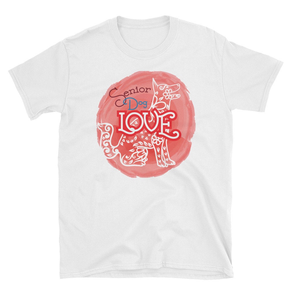 Unisex T-Shirt "Senior Dog Love" Unisex T-Shirt "Senior Dog Love" von milknteeshop