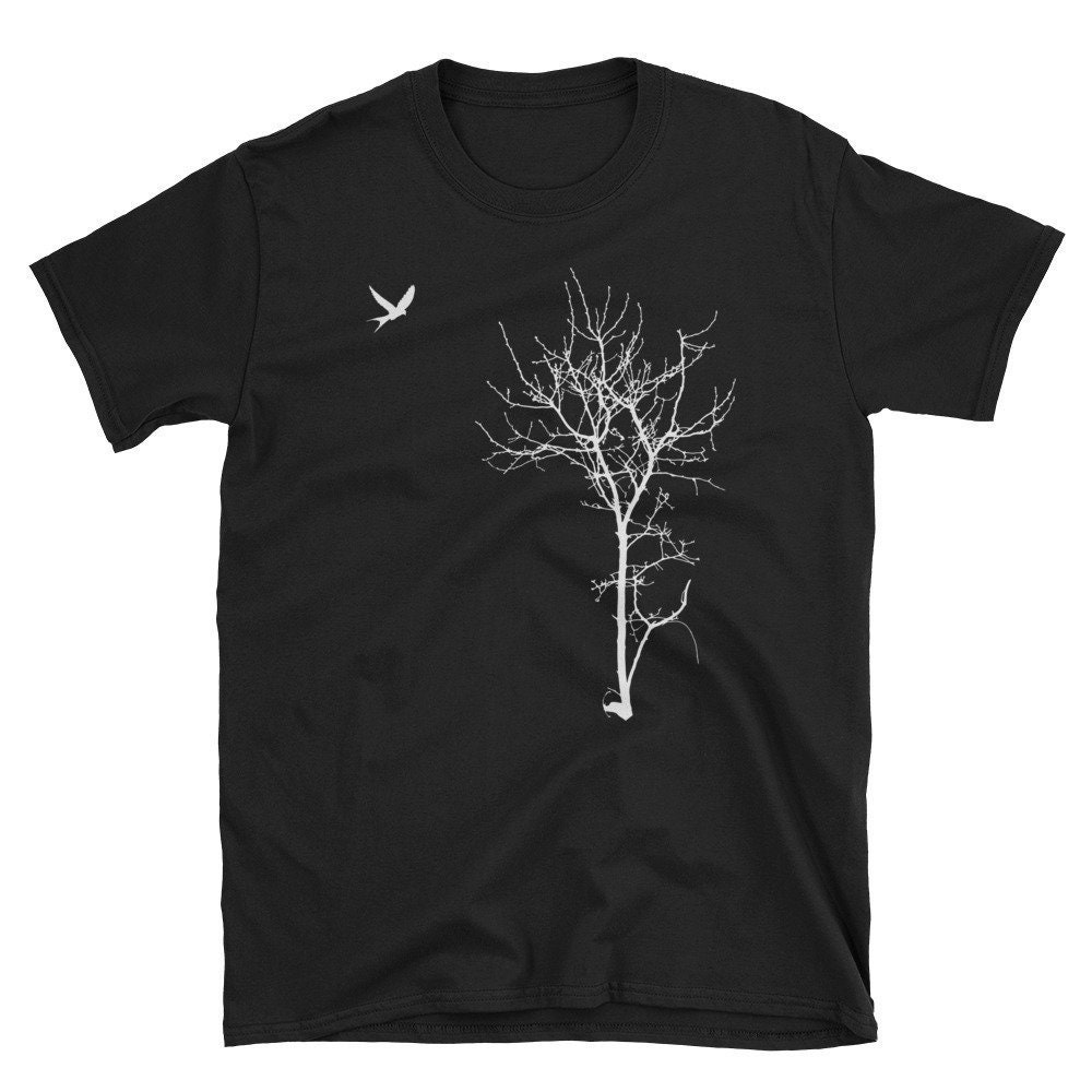 Vogel Und Baum"Kurzarm Unisex T-Shirt Für Männer Frauen Naturliebhaber Vogel Und Baum"Kurzarm Unisex T-Shirt Für Männer Frauen Naturliebhaber von milknteeshop
