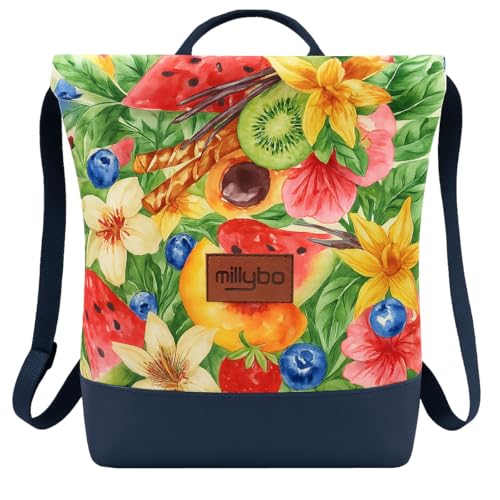 millybo BOOLI Beutel Beuteltasche Sportbeutel Rucksack Damen Backpack Turnbeutel (400.008) von millybo