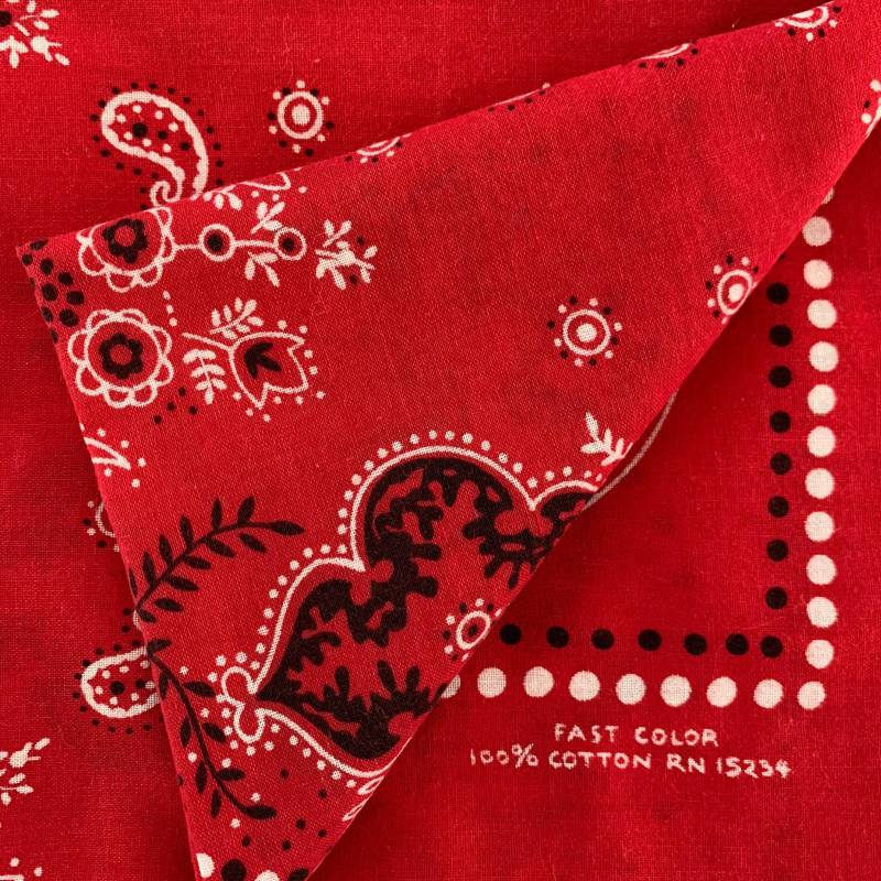 Vintage Rote Bandana von mimileather