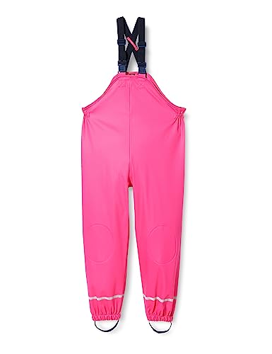 mimo Girl's Regenhose für Kinder Rain Pants, Pink-280, 116 von mimo