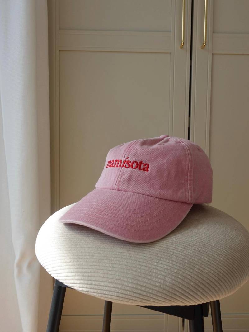 Mamisota Mütze Bestickt Im Vintage Style I Für Frauen & Mütter Größenverstellbar Rosa Baseballcap Mom Bestickte Mama Cap Latein von mimosasformami