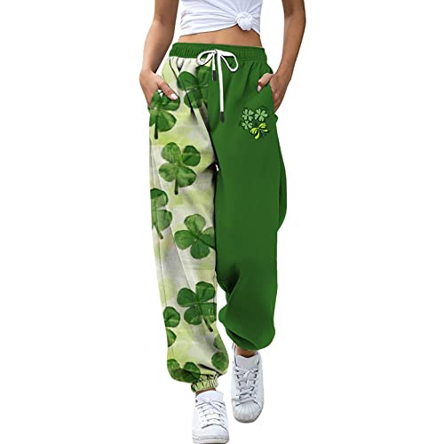 Jogginghose Damen Yogahose Weites Bein Freizeithose Trainingshose Sporthose Modale Pyjamahosen Aktive Freizeit Kordelzug Lose Lounge Pants mit Taschen Damen Lang Baumwolle High Waist Fitnesshose von min-bmao