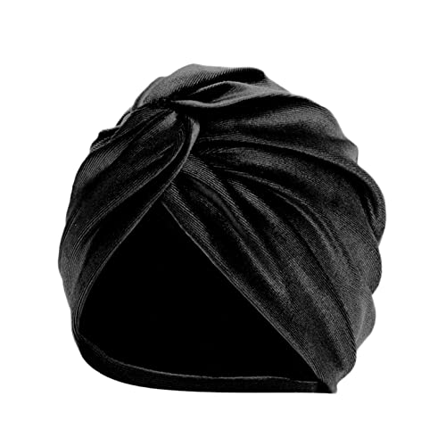 min-bmao Afrikanischer Turban für Frauen Knoten Vorgebundene Mode Plissee Turban Mütze, Kopfwickel Schlaf Mütze Beanies Cap Vorgebundene Motorhaube Mütze Mütze Headwrap von min-bmao