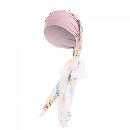 min-bmao Chemo Turban für Krebs Damen Kopfbedeckung Headwrap Schals Gap Bambus Kopftuch Frauen mit Haarausfall - Krebspatienten in Versiegelter Verpackung, Einheitsgröße von min-bmao
