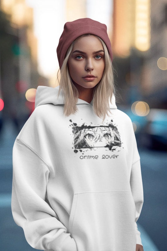 Girlie Hoodie "Anime" von mindfuljana