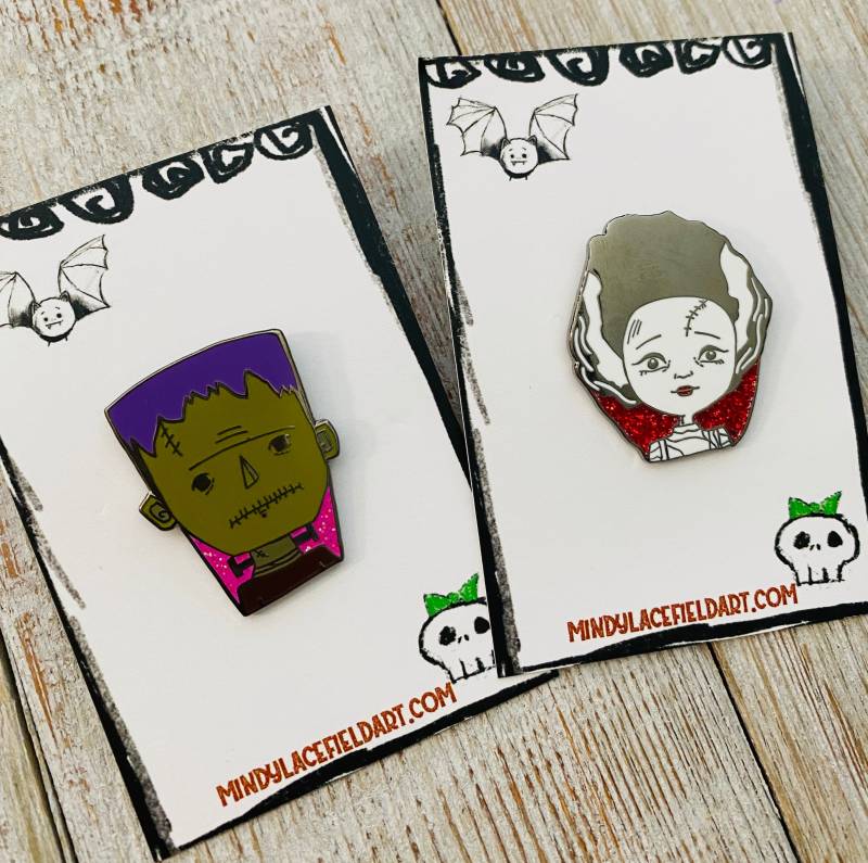 Frankenstein - Emaille Pin Frankenstein - Emaille Pin von mindylacefield