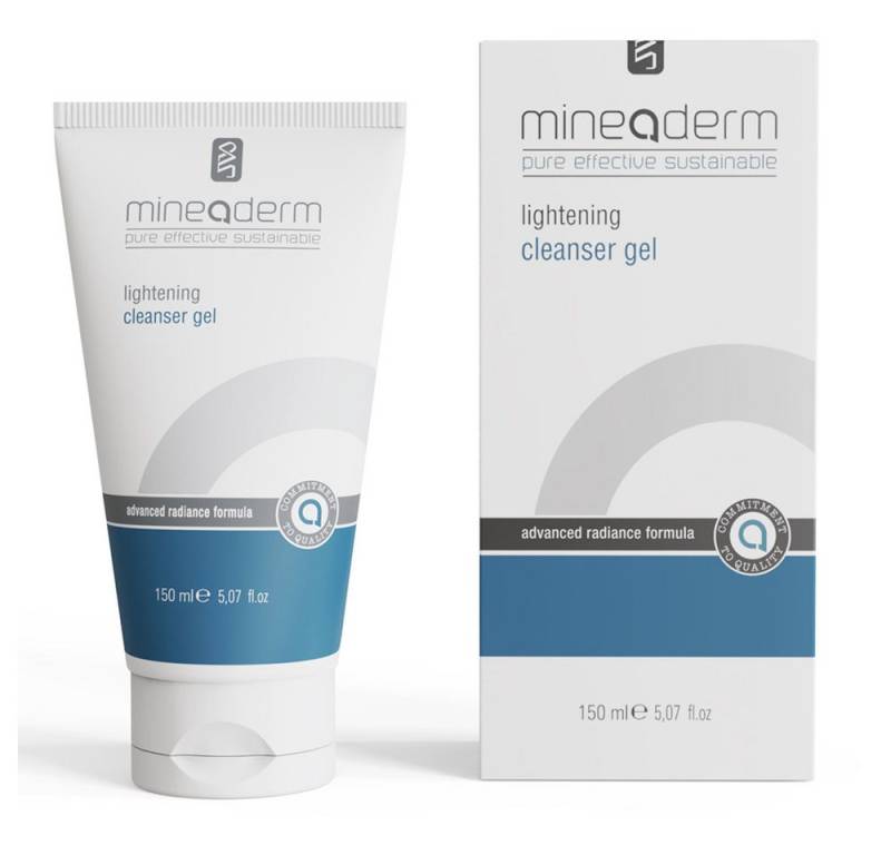 mineaderm Gesichtsreinigungsgel mineaderm Anti-Blemish Lightening Cleanser Gel, 1-tlg., Make-up Entferner, Vegan von mineaderm